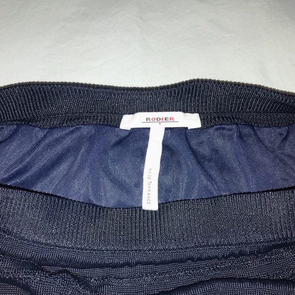 Rodier Blue Ruffled Skirt - Picture 5 of 7